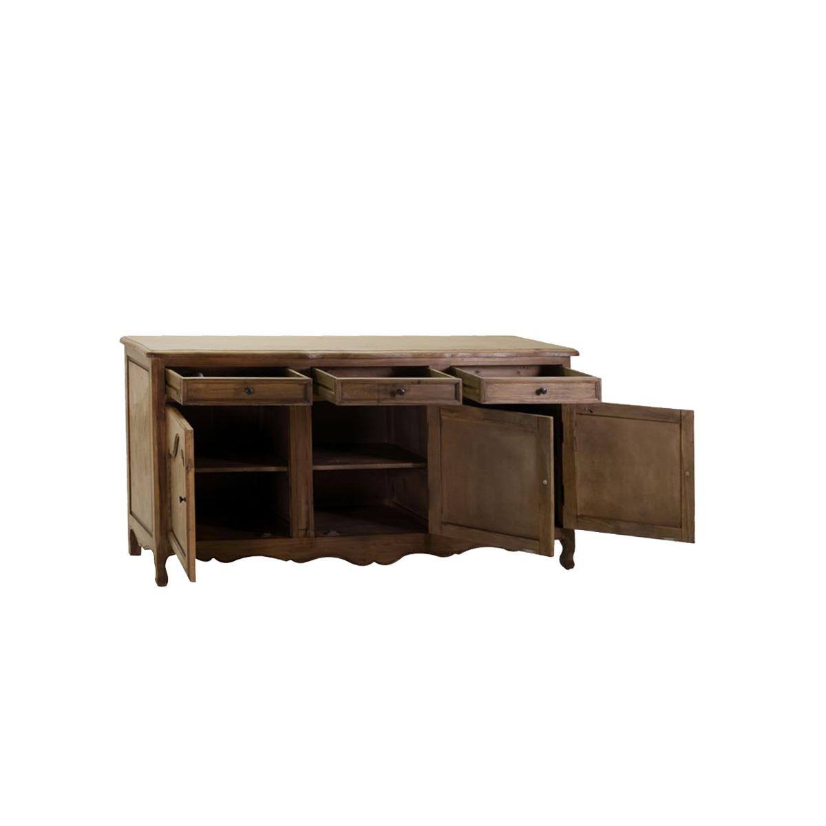 Mobile Madia Legno 3 Ante 3 Cassetti cm.150x50x90 | Vacchetti
