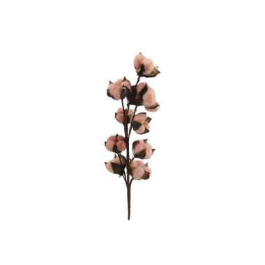 Fiore Cotone Rametto Color Pesca cm.56 | Vacchetti