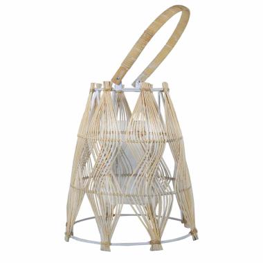 Lanterna cm.Ø28x42 Vimini Beige |Vacchetti
