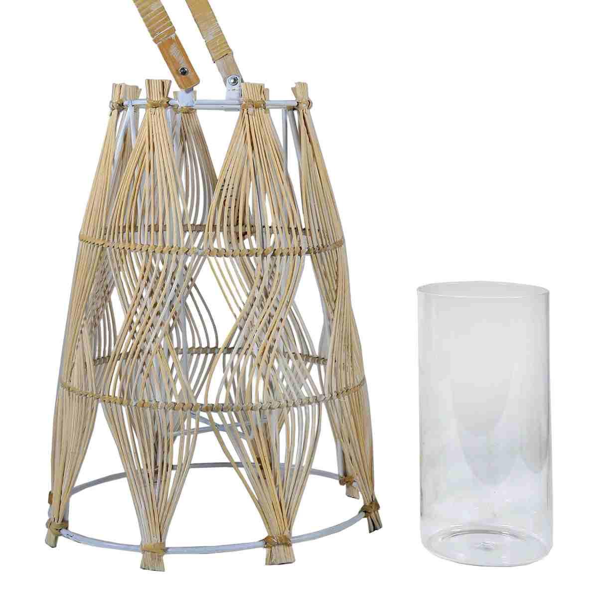 Lanterna cm.Ø24x34 Vimini Beige |Vacchetti