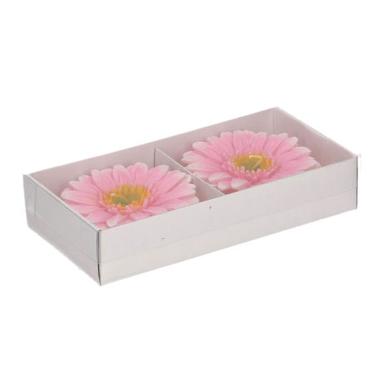 Candela Gerbera Rosa cm.Ø8 pz.2 | Vacchetti