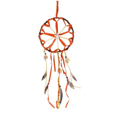 Acchiappasogni Mare Rattan Arancio cm.Ø37 | Vacchetti