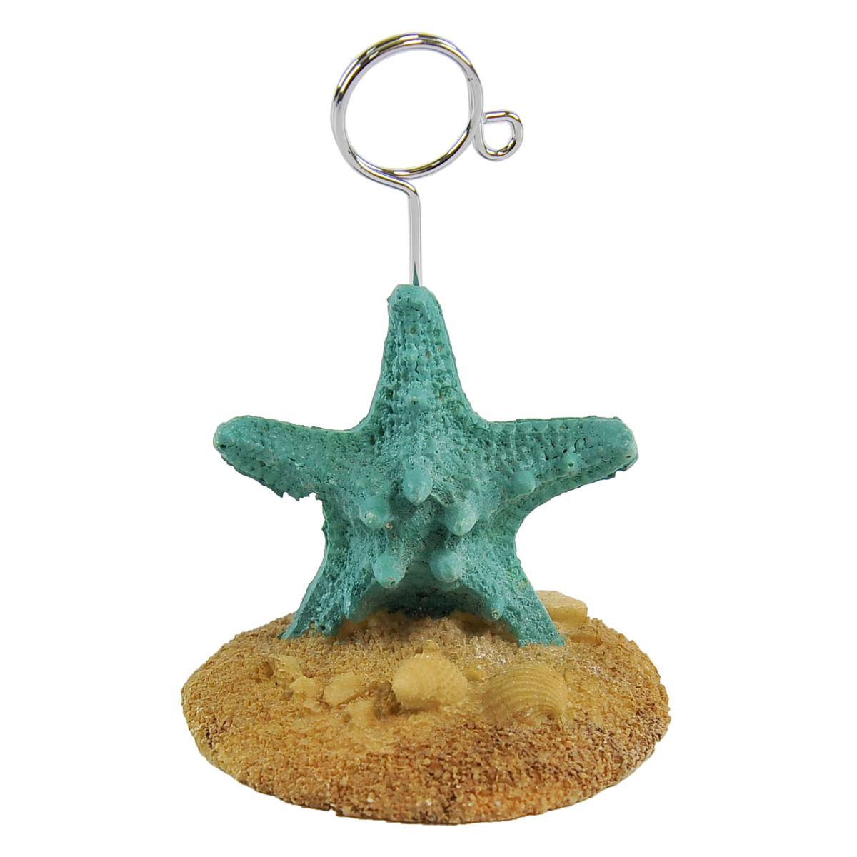 Segnaposto Resina Stella Mar Azzurra cm.Ø7x11 | Vacchetti