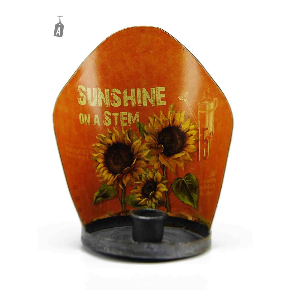 Portacandela Latta Girasole 3 Colori 1p |M2 Store