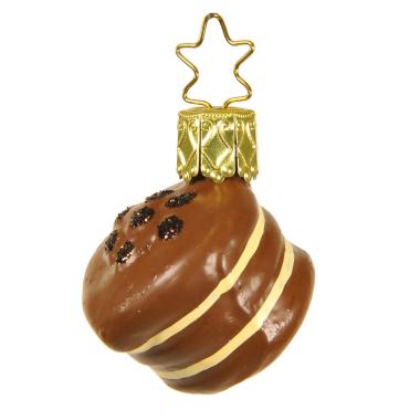 Pallina Natale Vetro Collezione cm.Ø3 Cioccolatino |Inge's Glass