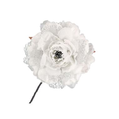 Fiore Peonia Bianco cm.Ø14x22 |Vacchetti