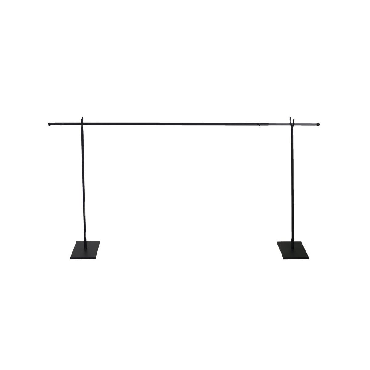 Espositore Natalizio Metallo Nero Asta cm.127/236 |Vacchetti