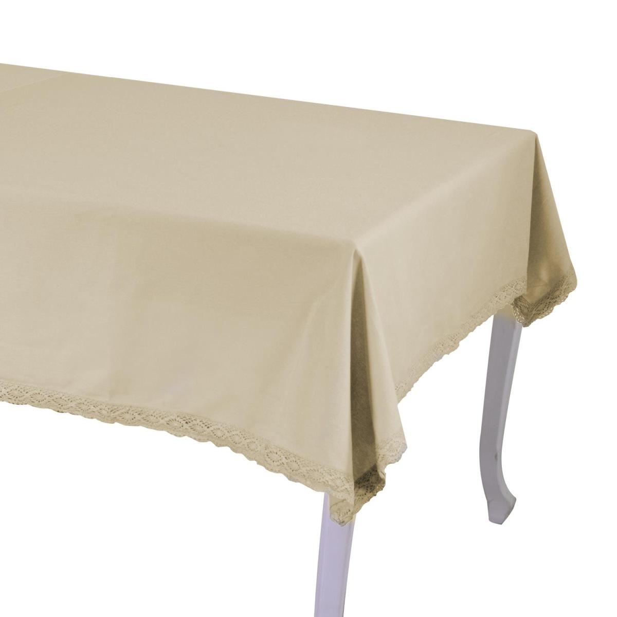 Tovaglia cm.140x180 Amelie Beige Rettangolare | Vacchetti
