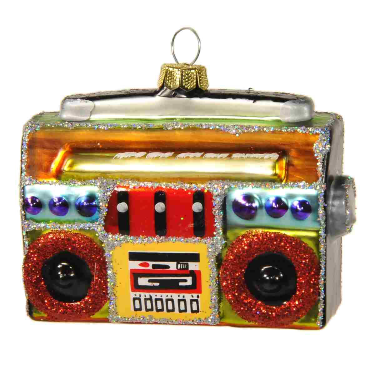 Pallina Natale Vetro Collezione cm.8 Radio |Inge's Glass