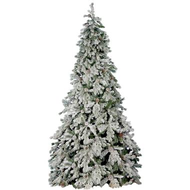 Albero Natale cm.210 Verde Innevato Maries |Silani
