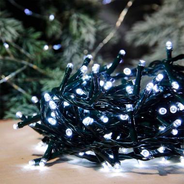 Luci Natale Esterno LED 960 Bianco Freddo con Giochi |Silani
