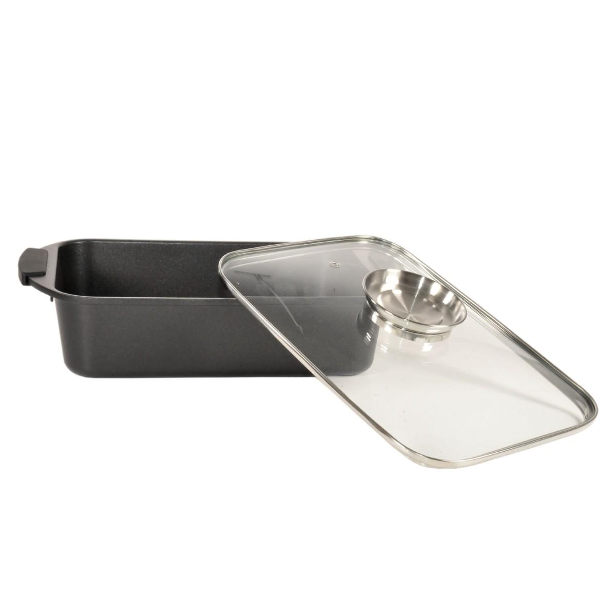 Lasagnera Mopita Q.B. Black Code con Coperchio cm.35x22 | Mopita