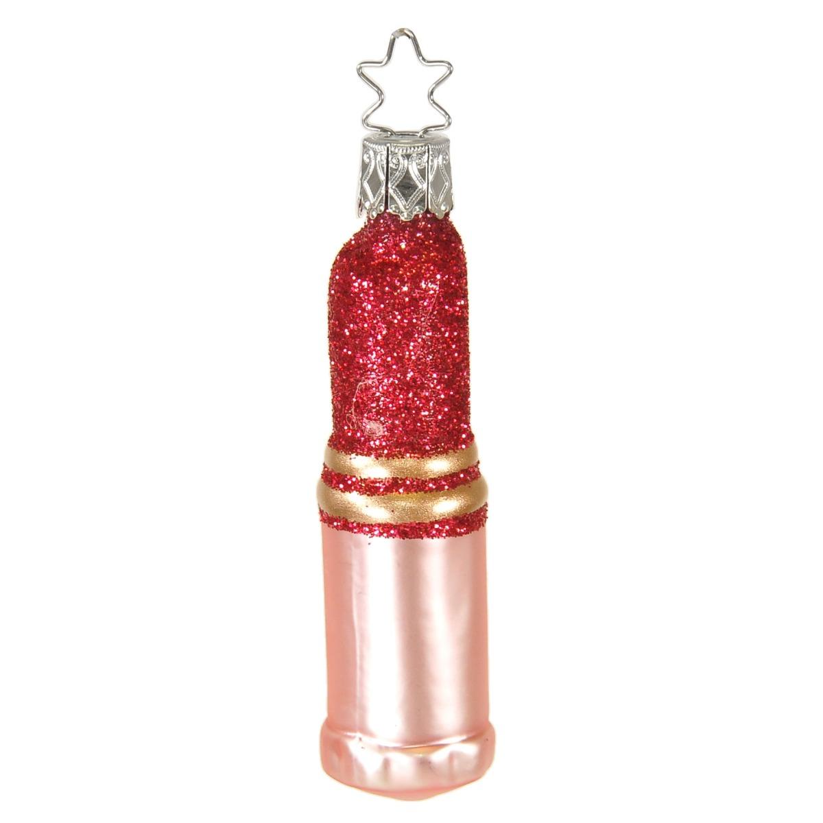 Pallina Natale Vetro Collezione cm.8,5 RosSet dato Rosa |Inge's Glass