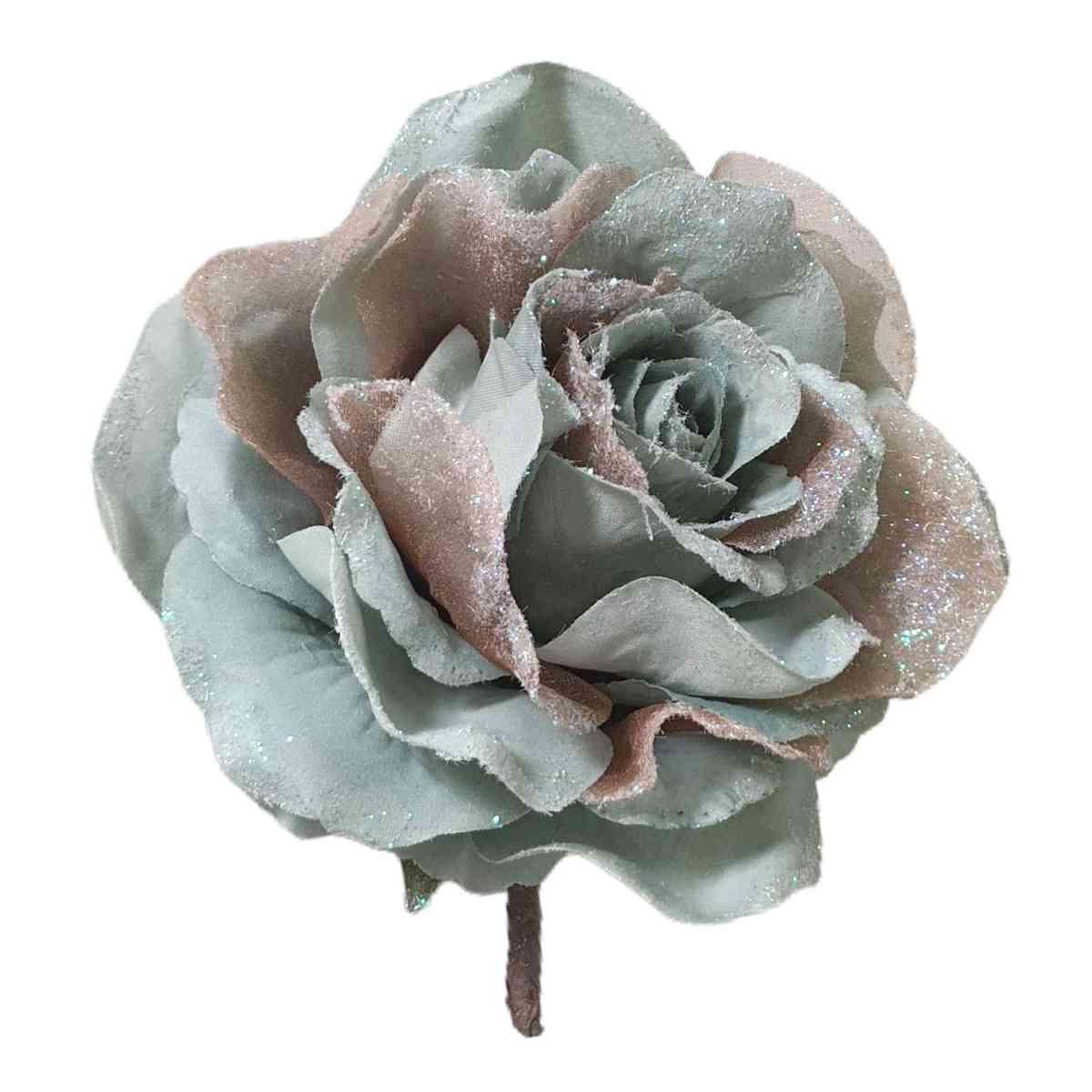 Fiore Verde Acqua cm.Ø18 | Vacchetti
