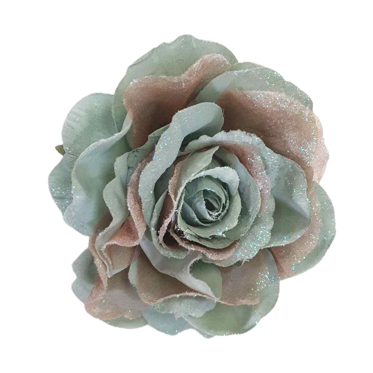 Fiore Verde Acqua cm.Ø18 | Vacchetti