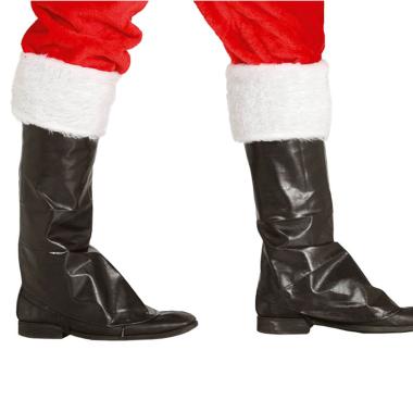Copri Stivale Ecopelle Nero Con Pelliccetta |M2 Store