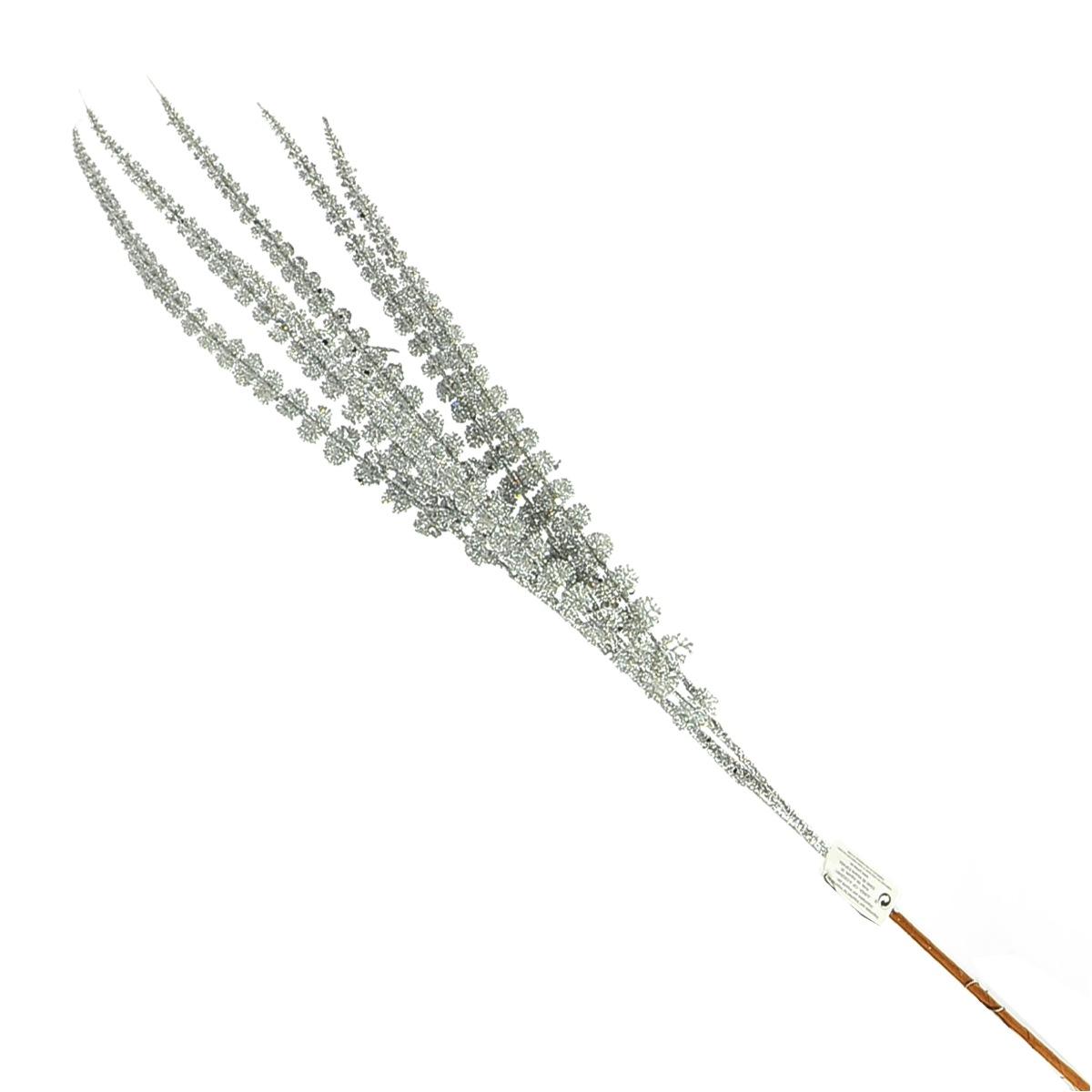 Fiore Ramo Argento Glitter cm.89 |Universl