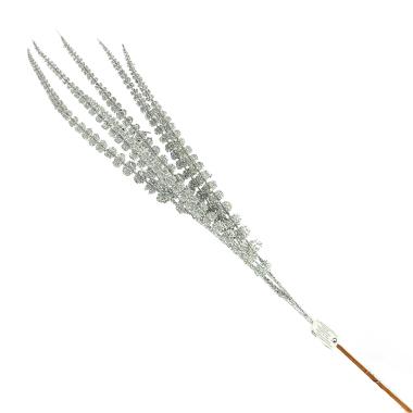 Fiore Ramo Argento Glitter cm.89 |Universl