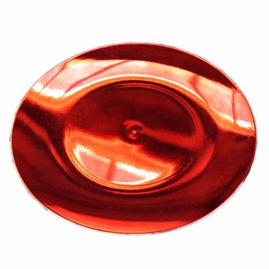Piatto Tavola PVC Natale Rosso Lucido cm.Ø33 |M2 Store