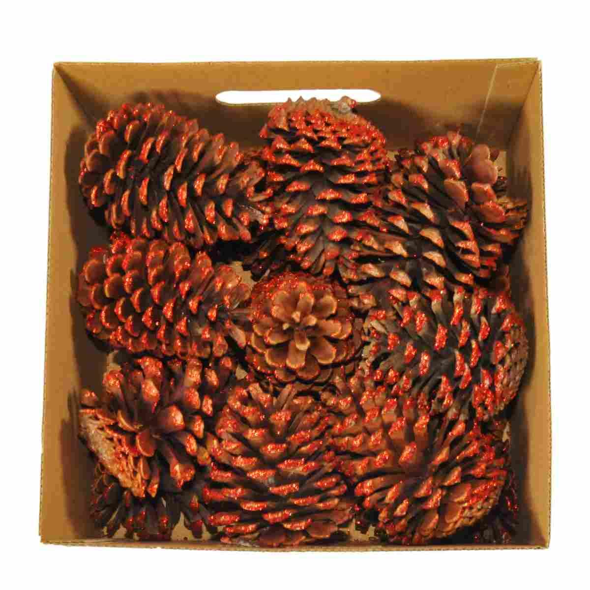 Pigna Naturale Rossa Glitter m.12 Set pz.18 |M2 Store