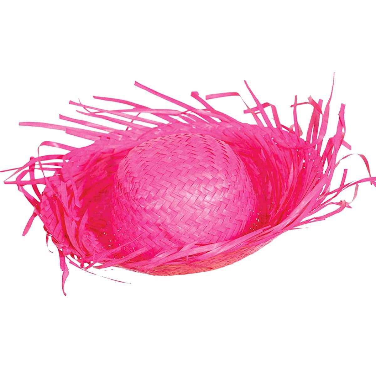 Cappello Paglia Rosa cm.Ø45 |Guirca