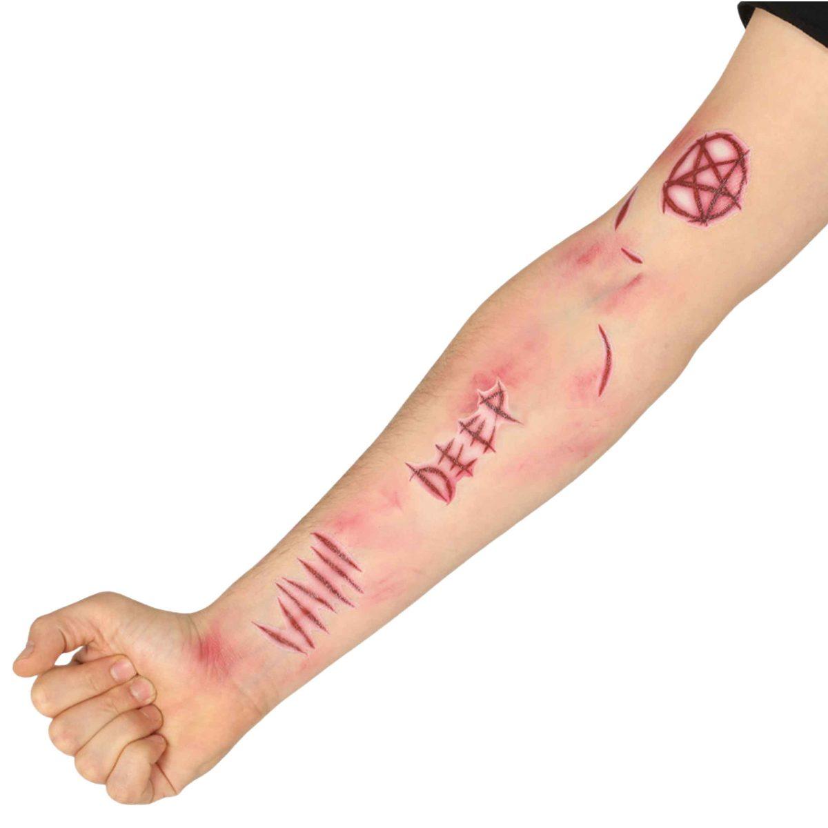 Tatuaggi Viso Rimovibili Corpo Cicatrici |Guirca
