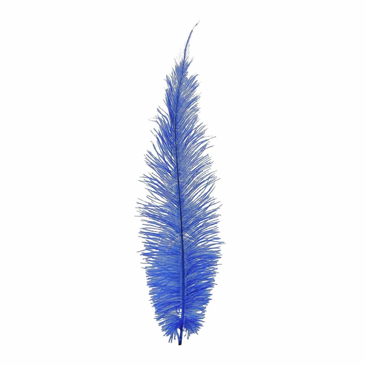 Piuma Struzzo cm.35/40 Blu |Guirca