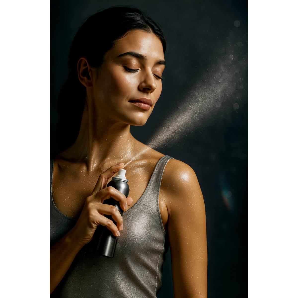 Trucco Spray Corpo Glitter Argento Ml.75 |Guirca