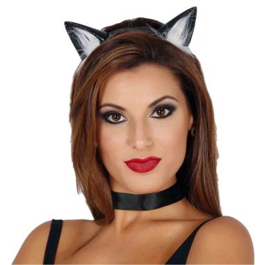Cerchietto Gatto Nero Con Elastico |Carnival Toys