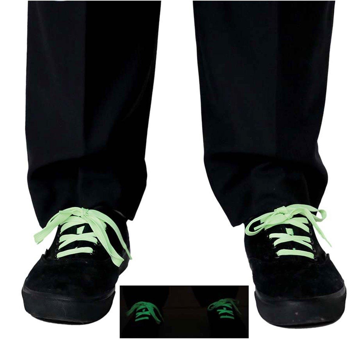 Lacci tessuto bianchi fluorescenti 100 cm