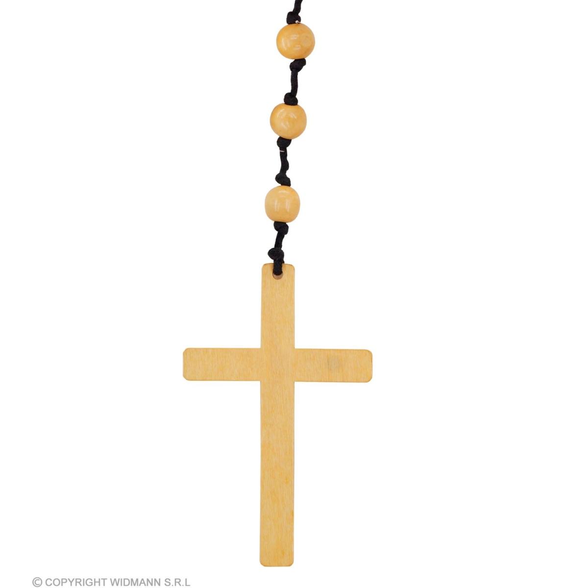 Collana Rosario Legno Con Croce |Widmann