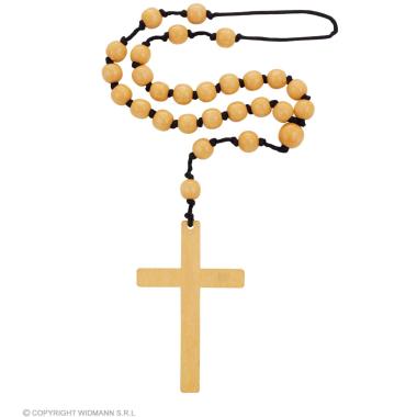 Collana Rosario Legno Con Croce |Widmann