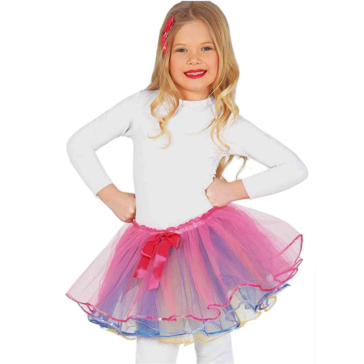 Gonna cm.30 Rosa Tulle |Guirca