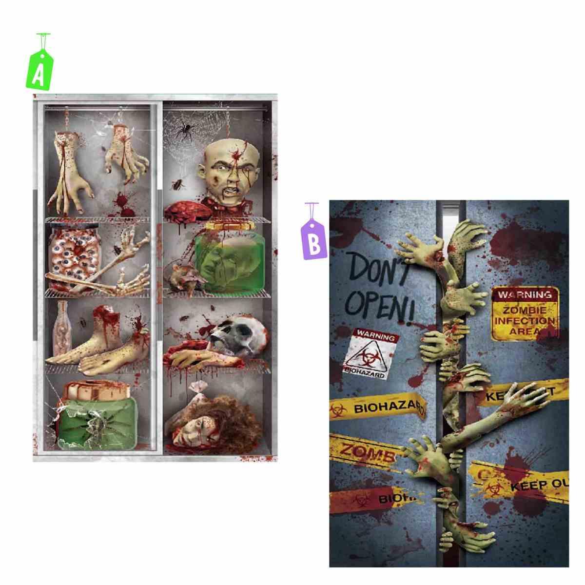 Decorazione Halloween Pvc 2 Modelli 76x152 |Guirca