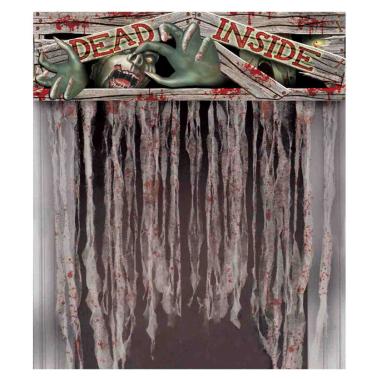 Tenda Porta Halloween Con Scritta cm.95x135 |Guirca