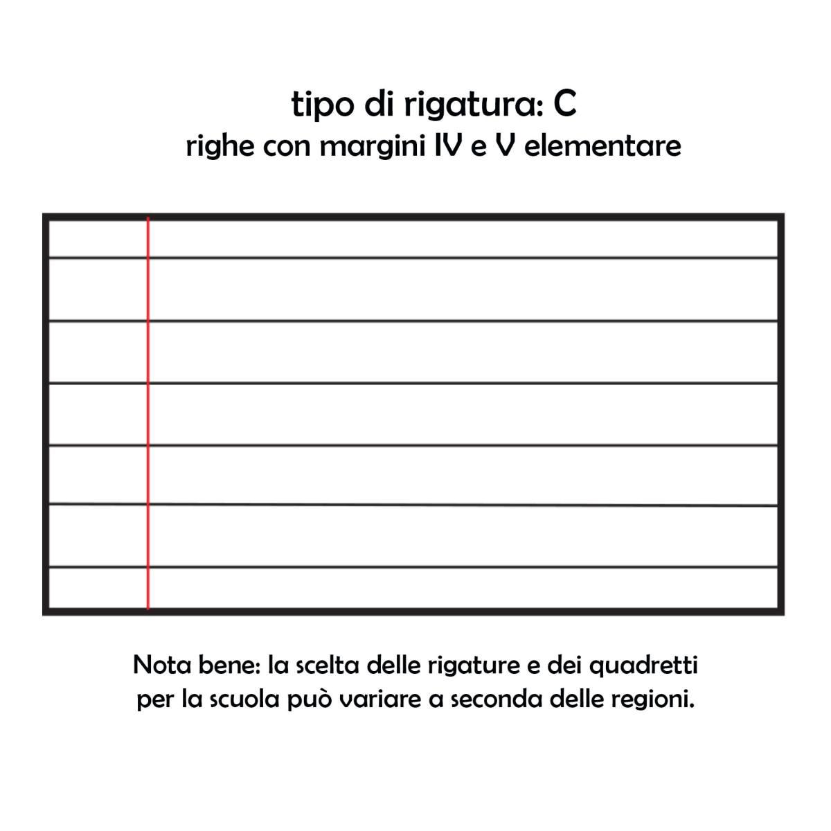 Quaderno Mod. A4 Riga C Frozen Frajodis |Fabriano