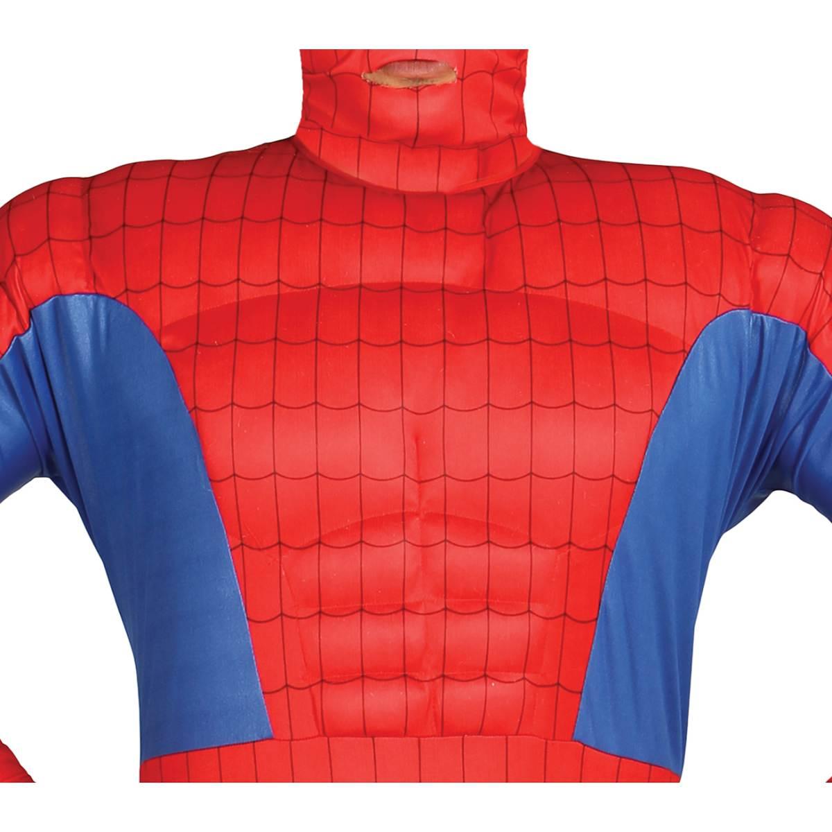 Costume super eroe spider muscoloso