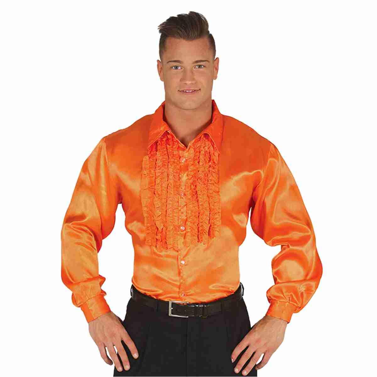 Camicia Arancione Disco con Rouges |Guirca