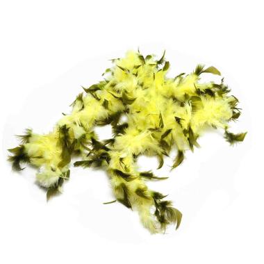 Boa Di Piume cm.180 Gr.40 Giallo Verde |Guirca