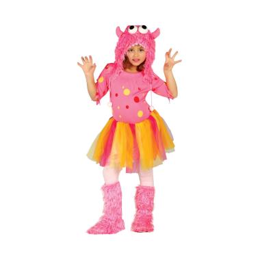 Costume Mostro Peloso Rosa |Guirca
