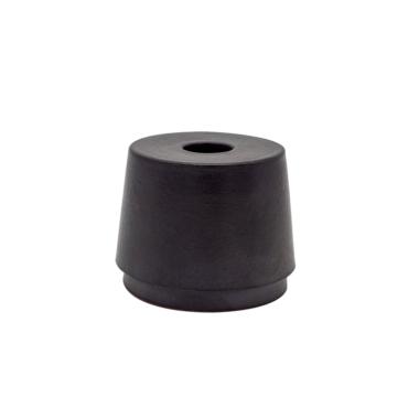 Portacandela Ceramica Nero cm.Ø7x9 |Chentchips