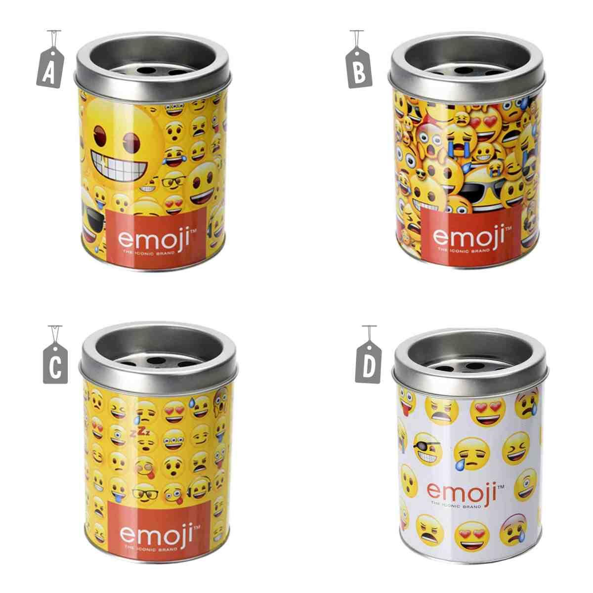 Posacenere Metallo Tondo Emoticones cm.Ø7,5xh10 | M2 Store