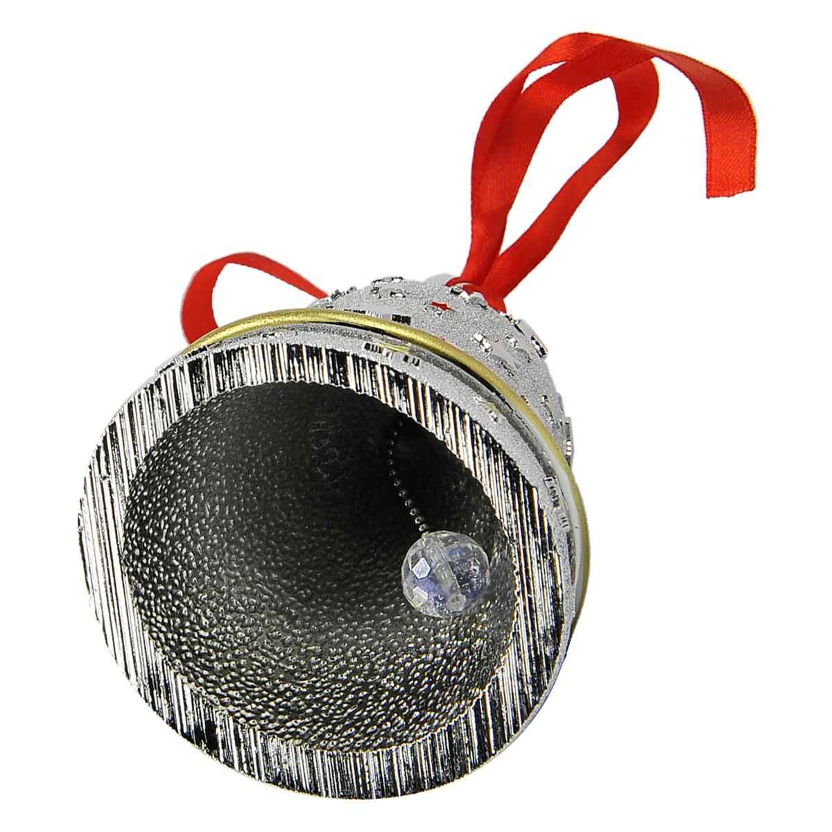 Campanella Silver con Stelline cm.Ø6,5xh8