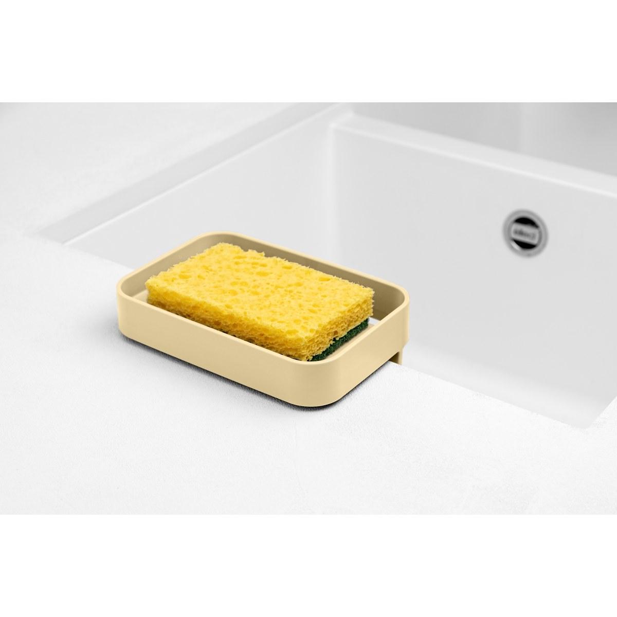Porta Spugna Battigia Giallo con Ventose cm.15 | Veca S.p.A.