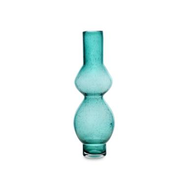 Vaso Vetro Portovenere Azzurro cm.12,5x38 |Fade