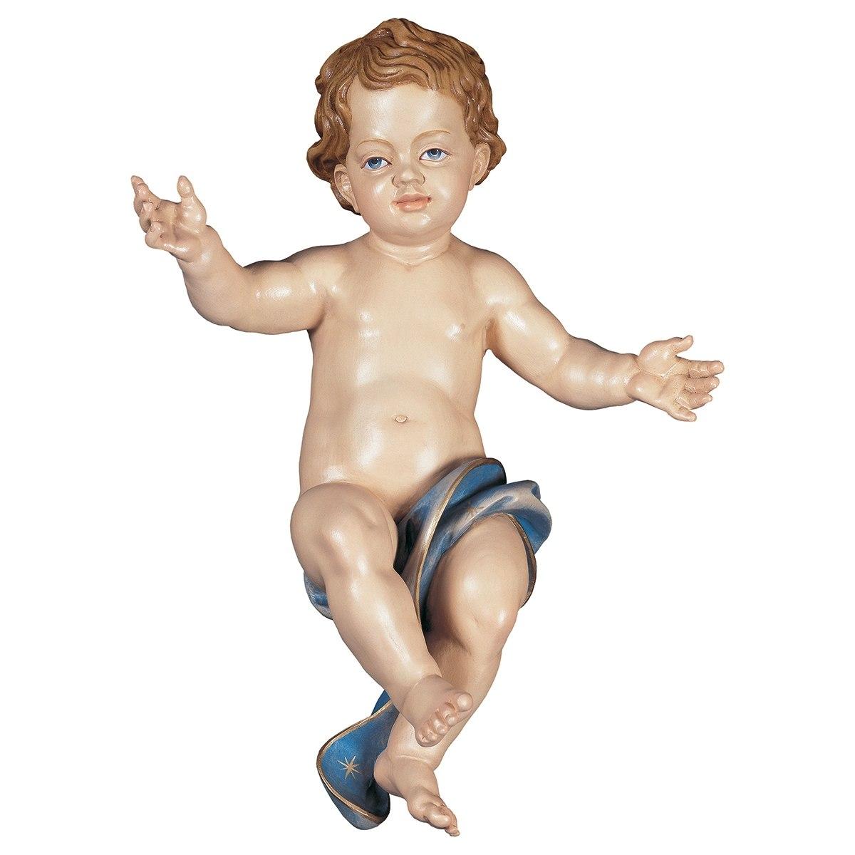 Statua cm.15 Scultura in Legno Statue Gesù Bambino | Ulpe