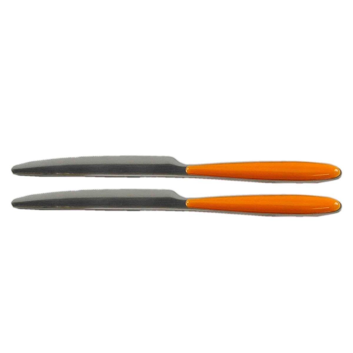 Coltelli Tavola Set pz.2 Inox Home Arancio | H&H