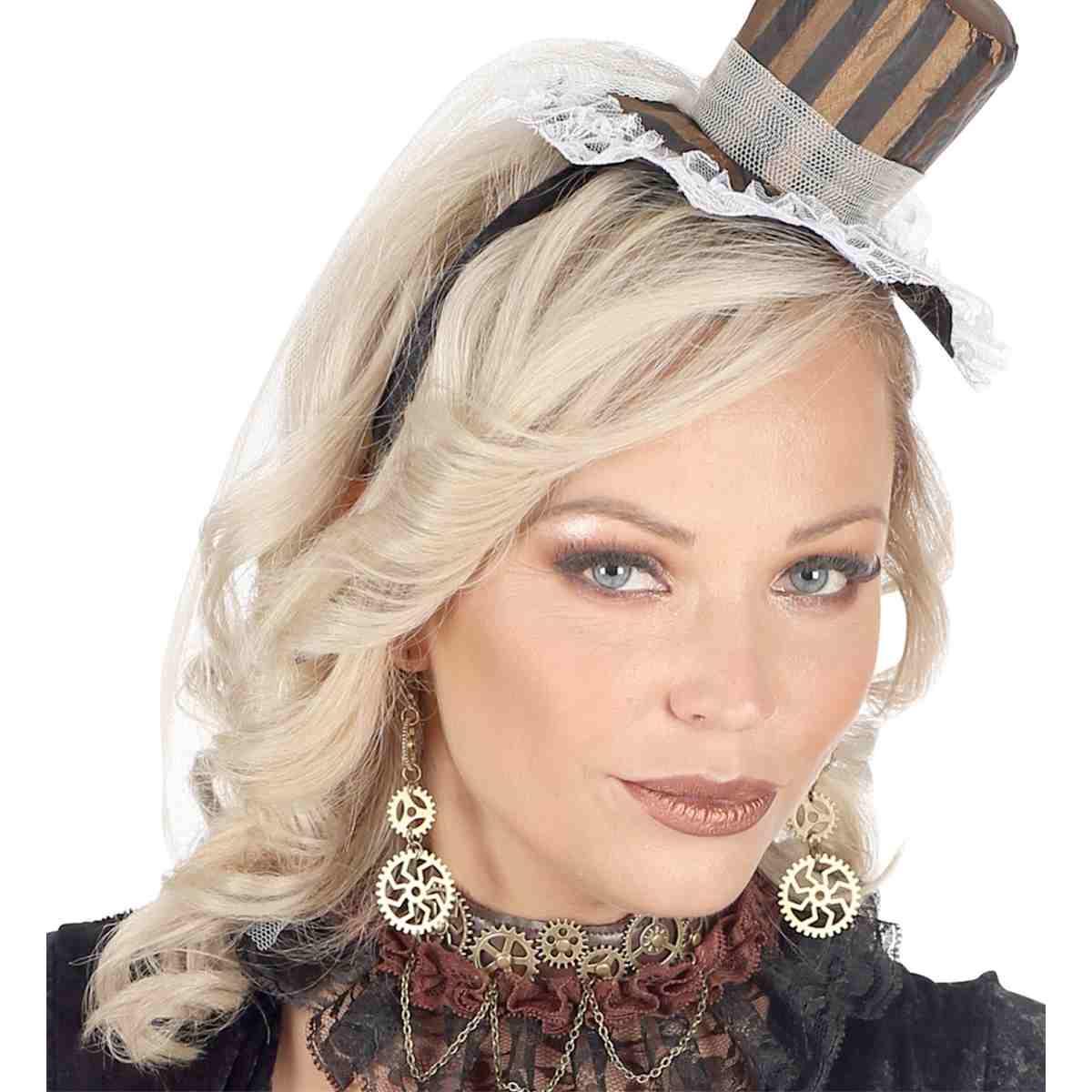 Orecchini Steampunk Con Ingranaggi |Carnival Toys