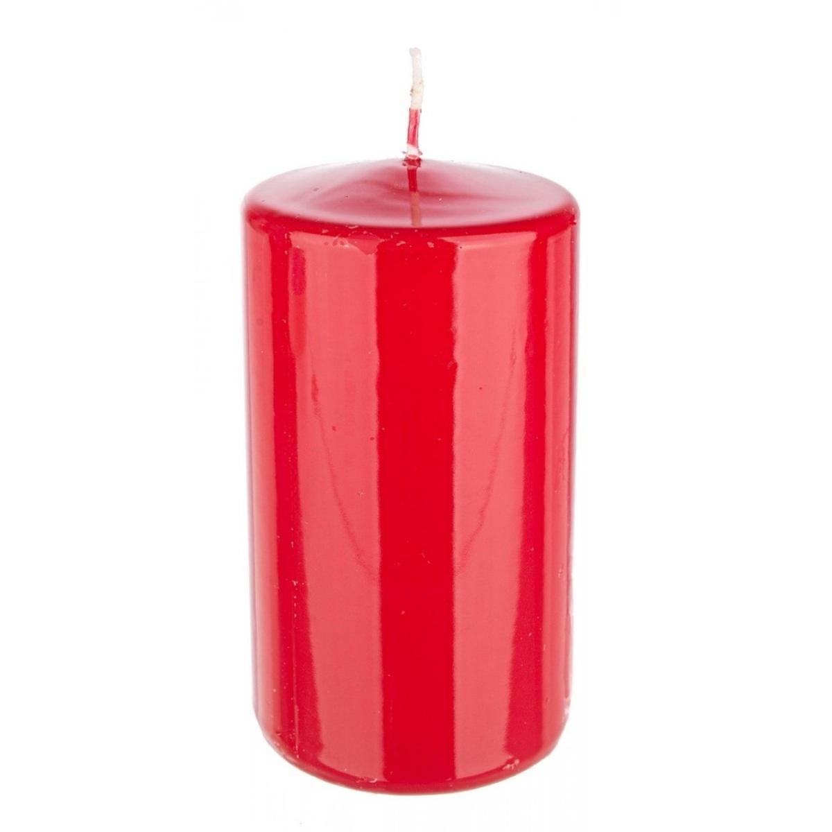 Candela cm.7x13 Cilindrica Rosso Rubino |Bizzotto