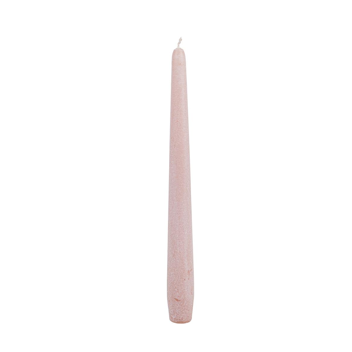 Candela cm.25 Conica Rosa |Bizzotto